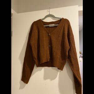 Toffee Brown cardigan